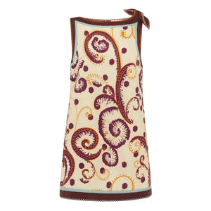 Alémais - Wilson silk and linen dress | Ivory