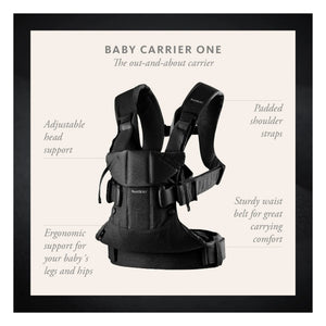 BabyBjörn – Babytrage One Air Mesh | Marineblau