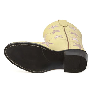 Bootstock - Santiags Starfish Deri | Soluk sarı