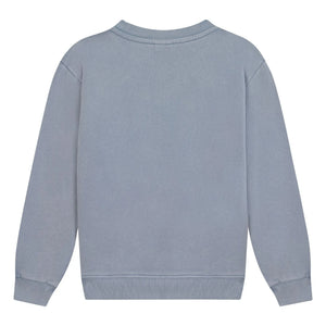 Bonton - Narzisse Sternentaschen-Sweatshirt | Graublau