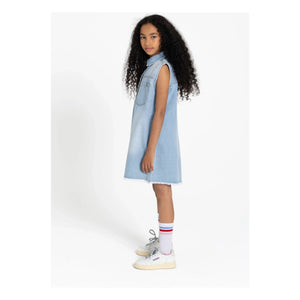 Finger in the nose - Isla Sleeveless Denim Dress | Blue