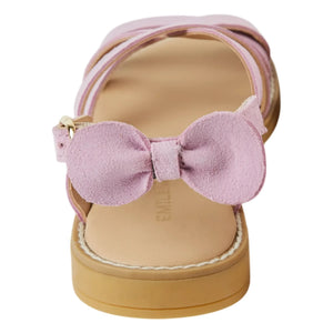 Emile et Ida - Leather Cross-Strap Sandals | Mauve