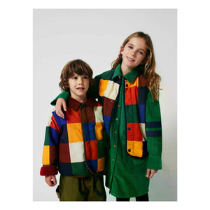 Bobo Choses - Kolsuz Çift Taraflı Geri Dönüştürülmüş Elyaf Ceket | Sarı