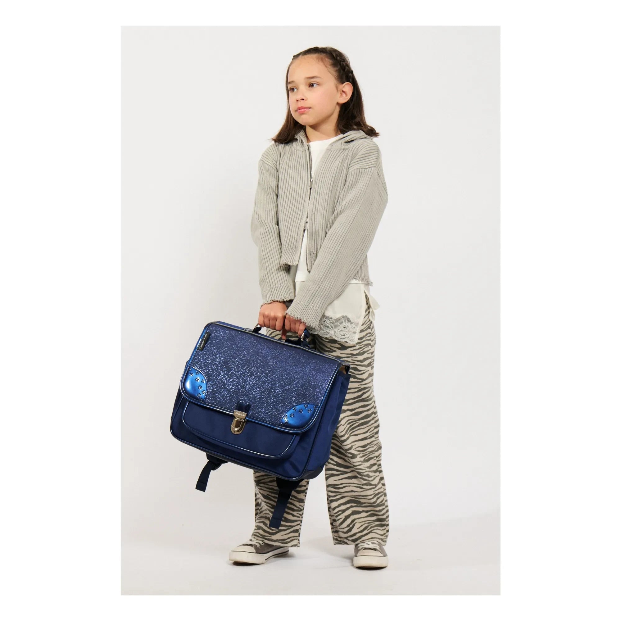 Caramel & Cie - Oxford Schultasche | Blau