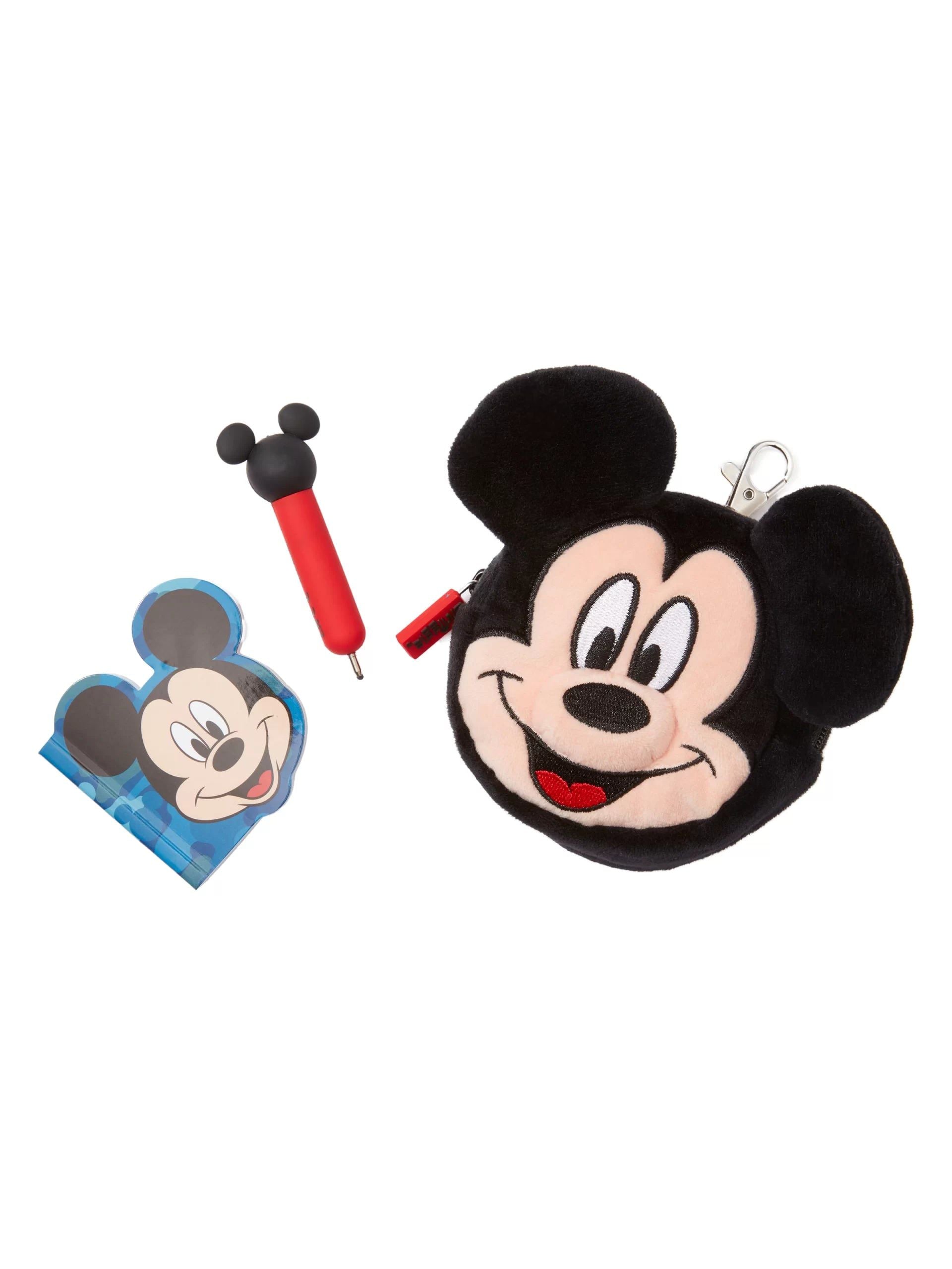 Smiggle - Mickey Mouse Minik Anahtarlıklı Kalemli Not Defteri-Dinossi