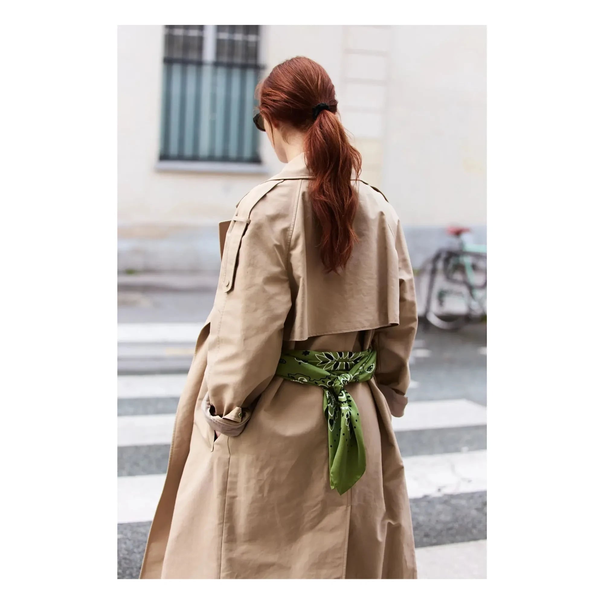 Call it by your name - Großes Seiden-Bandana | Khaki