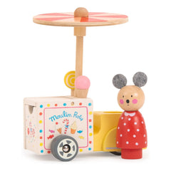 Moulin Roty - For Big Family - Ice Cream Parlor's Three-Wheeled Trolley