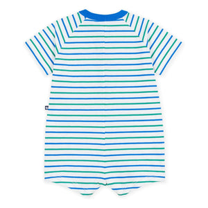 Petit Bateau - Striped Jumpsuit | Blue