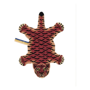 Doing Goods - Tula Wise Wollteppich Tiger | Rot