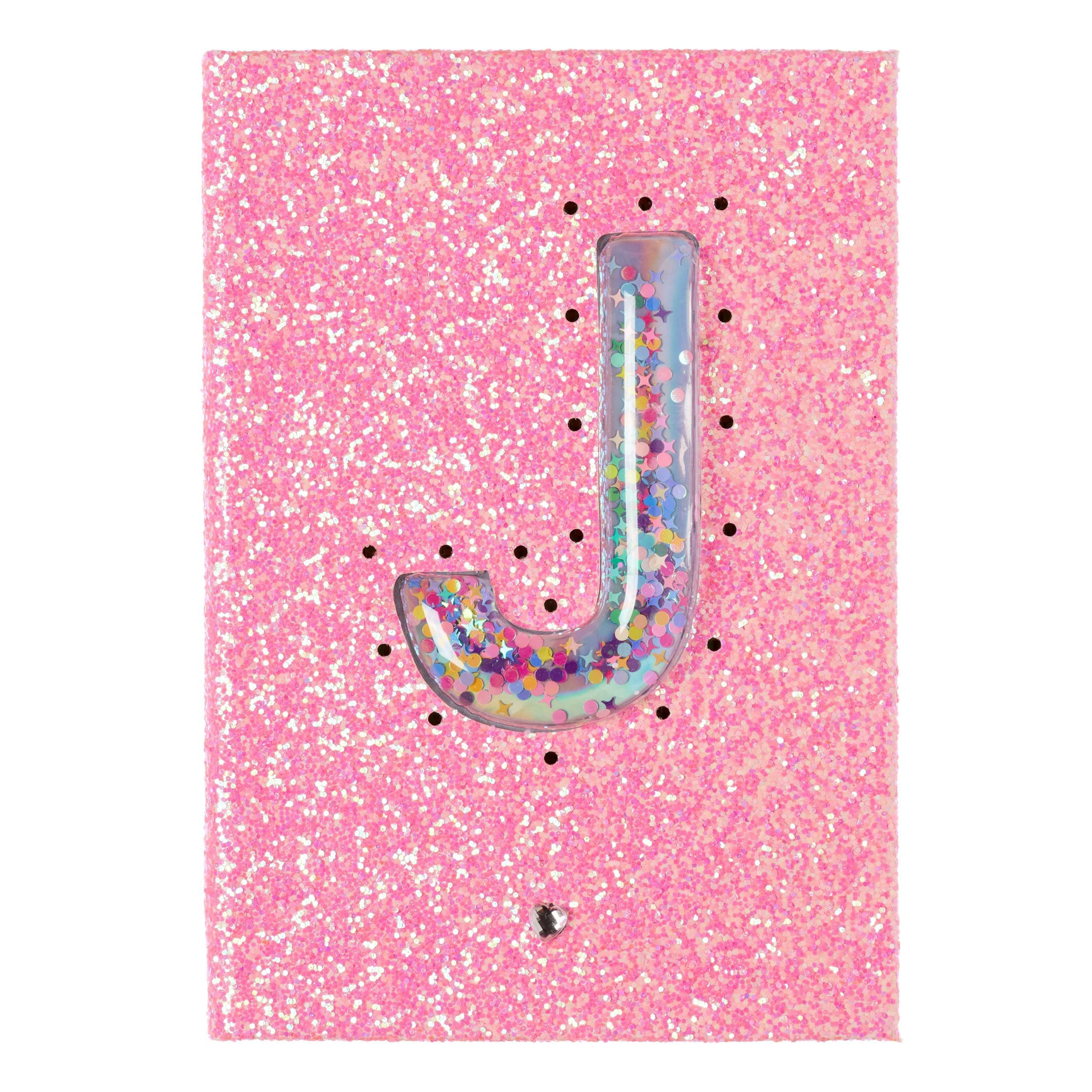 Smiggle - Işıklı Alfabe Harfli Pembe A5 Defter-Dinossi