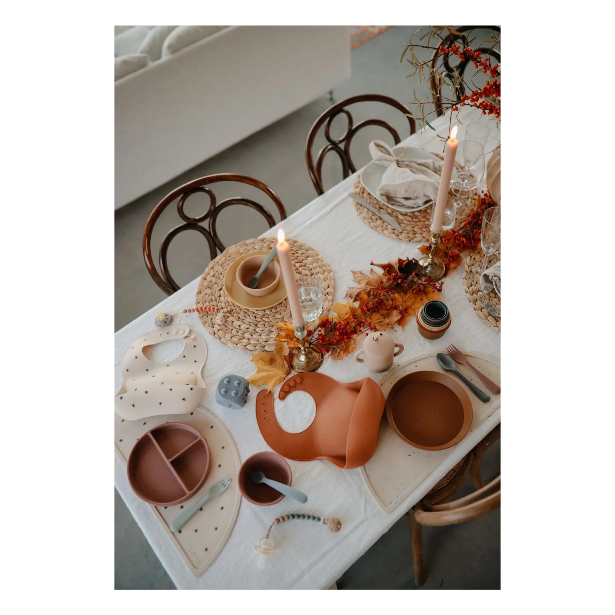 Mushie - Çatal Kaşık | Terracotta