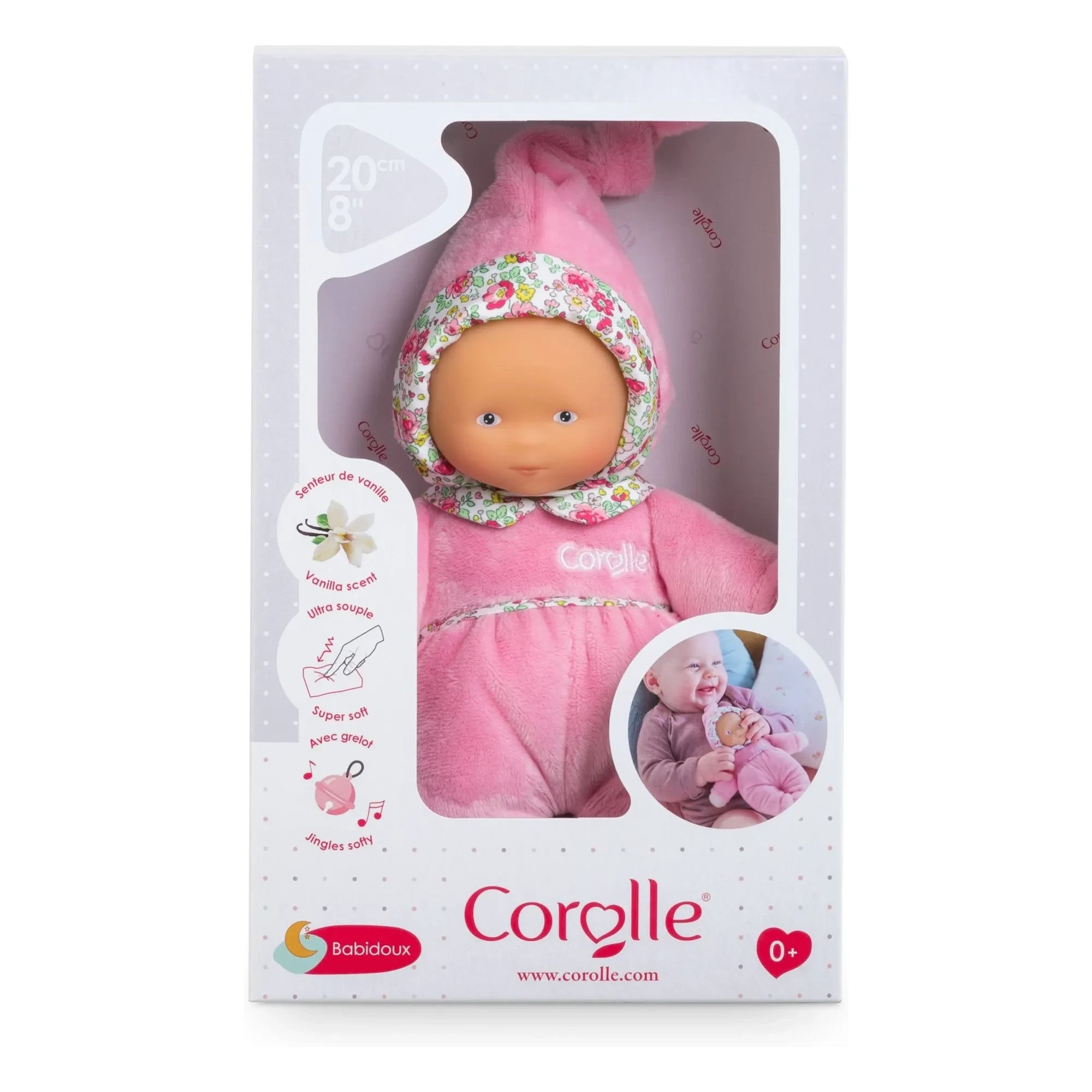 Corolle - Babidoux - Çiçek Açan Bahçe Peluş Oyuncak | Pembe
