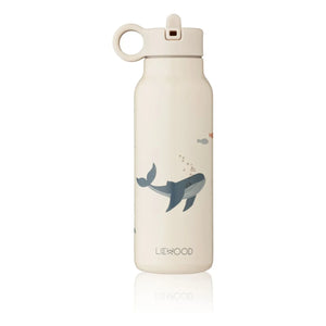 Liewood - Falk Stainless Steel Water Bottle - 350 ml | Sea Creature/Sandy