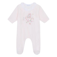 Tartine et Chocolat - ABC Pyjama mit Blumenmuster | Blassrosa