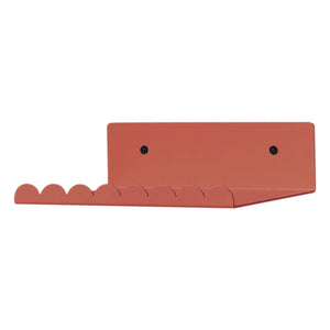Nobodinoz - Vibes duvar rafı 20x16 cm | Terracotta
