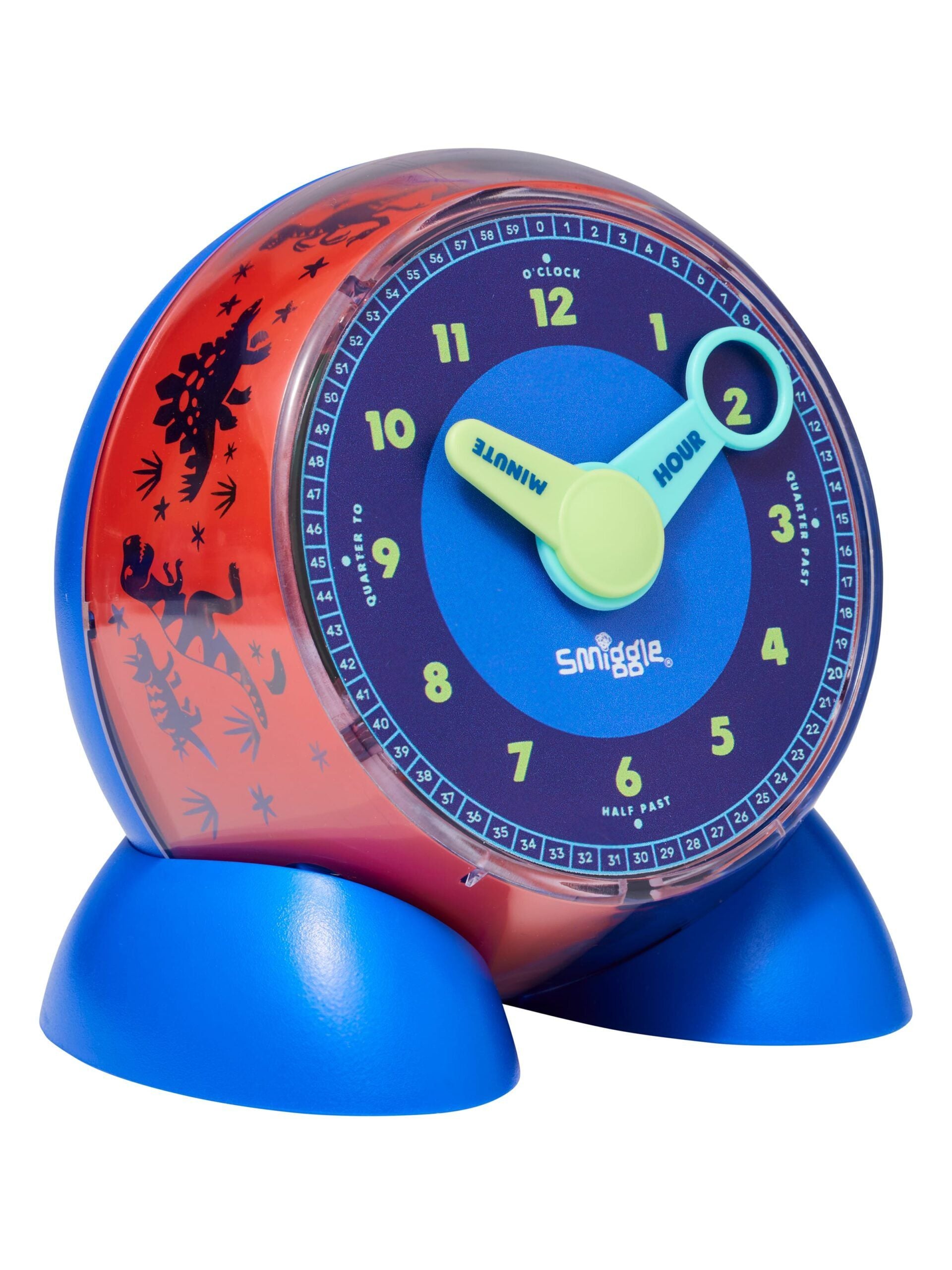 Smiggle - Movin Projektörlü Işıklı Masa Saati-Dinossi