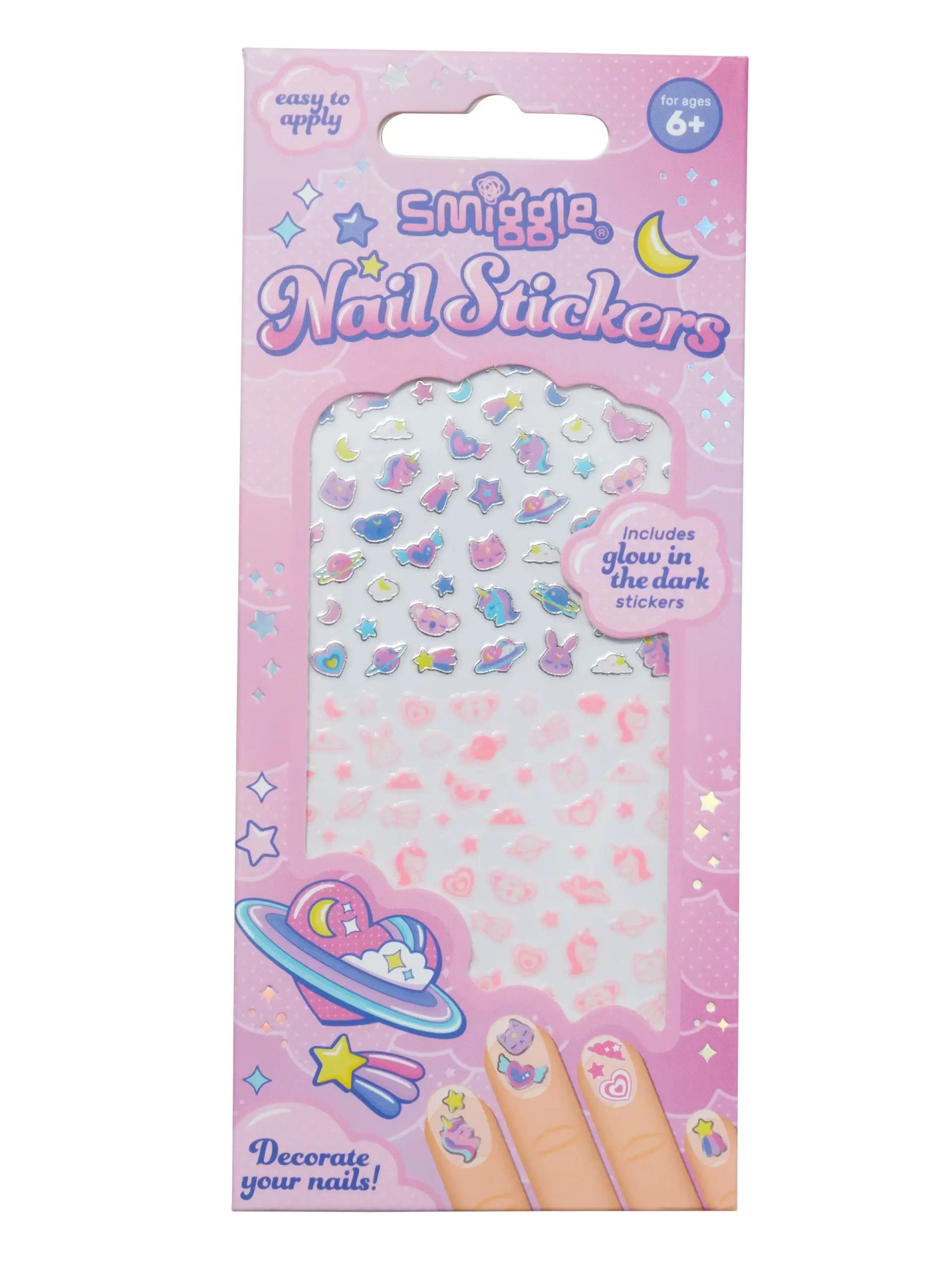 Smiggle - Çocuk Tırnak Sticker-Dinossi