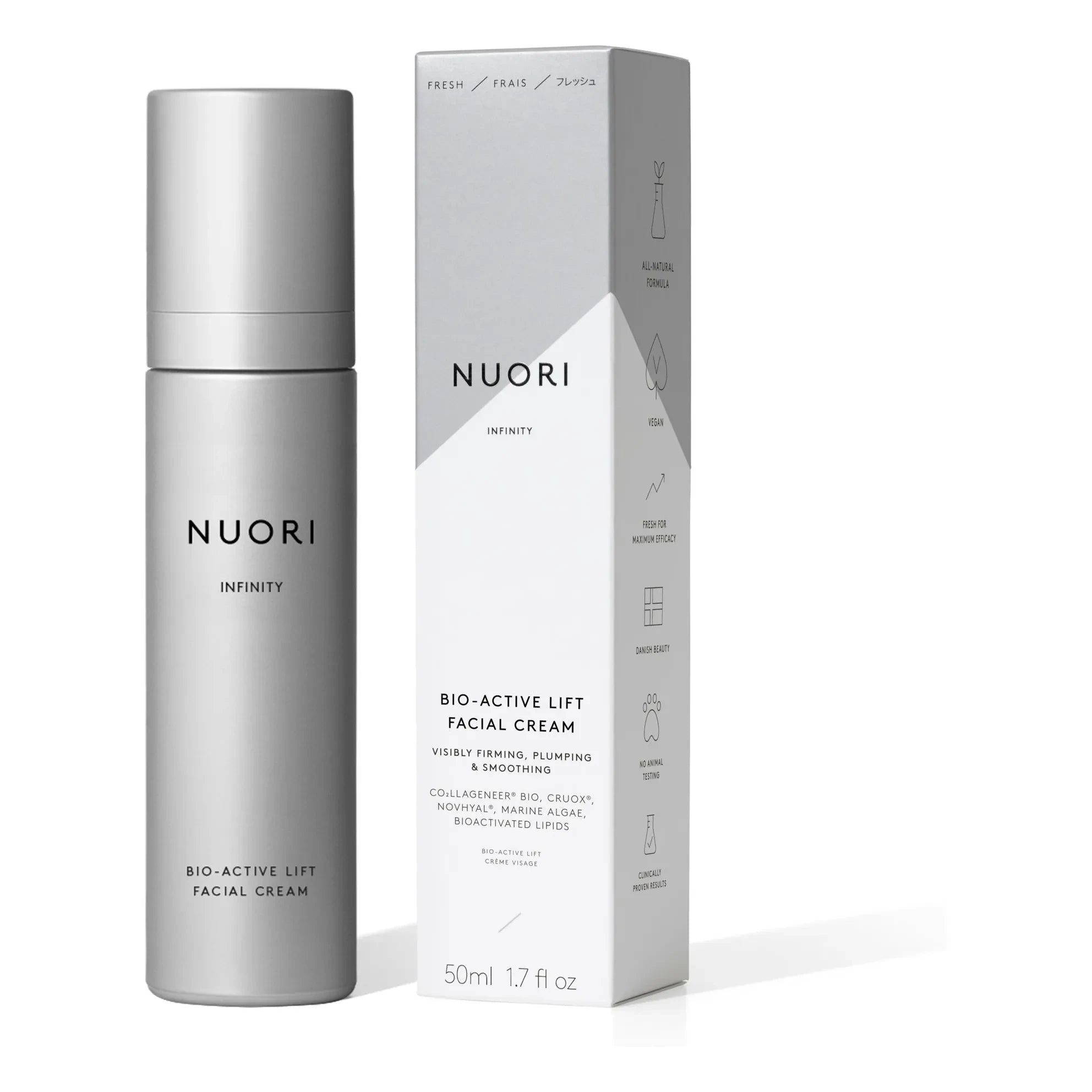 Nuori - Infinity Bio-Active Sıkılaştırıcı Yüz Kremi - 50ml