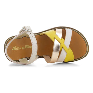 Tartine et Chocolat - Gekreuzte Sandalen | Ecru