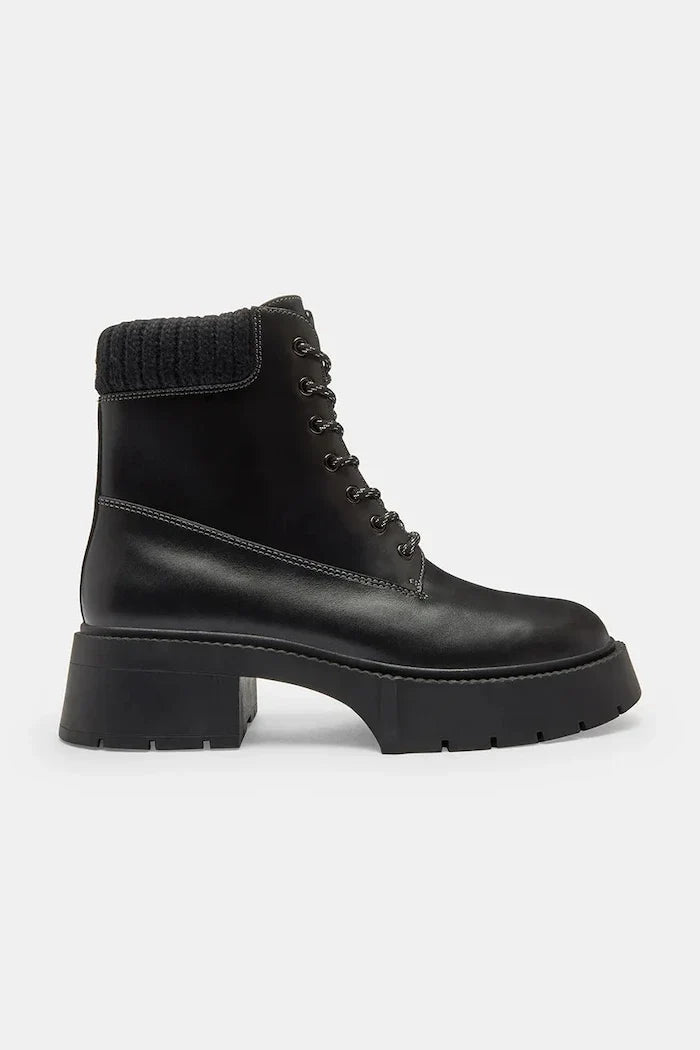 Coach Leah Platform Deri Botlar