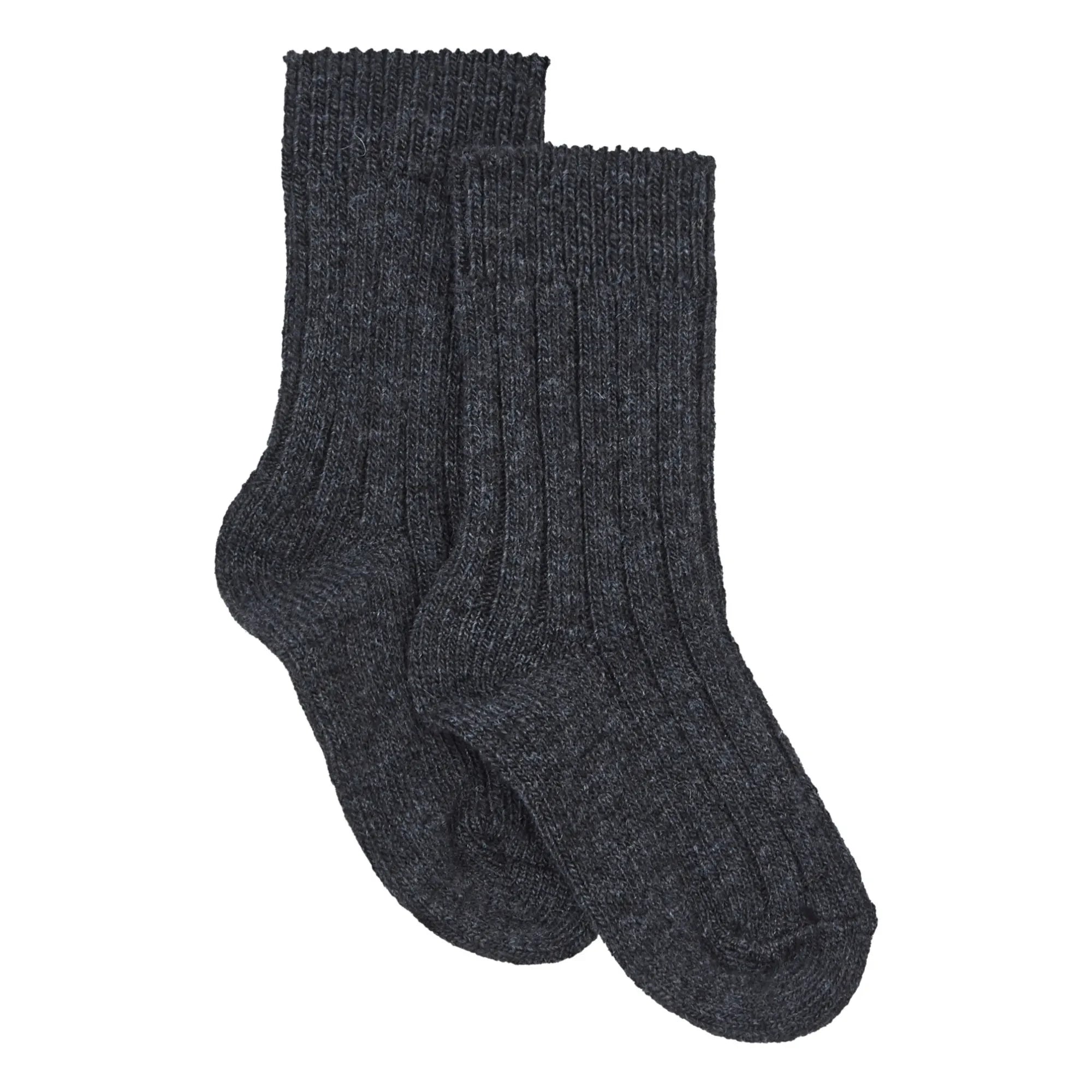Collégien - Socken aus Kaschmir und Merinowolle | Anthrazit