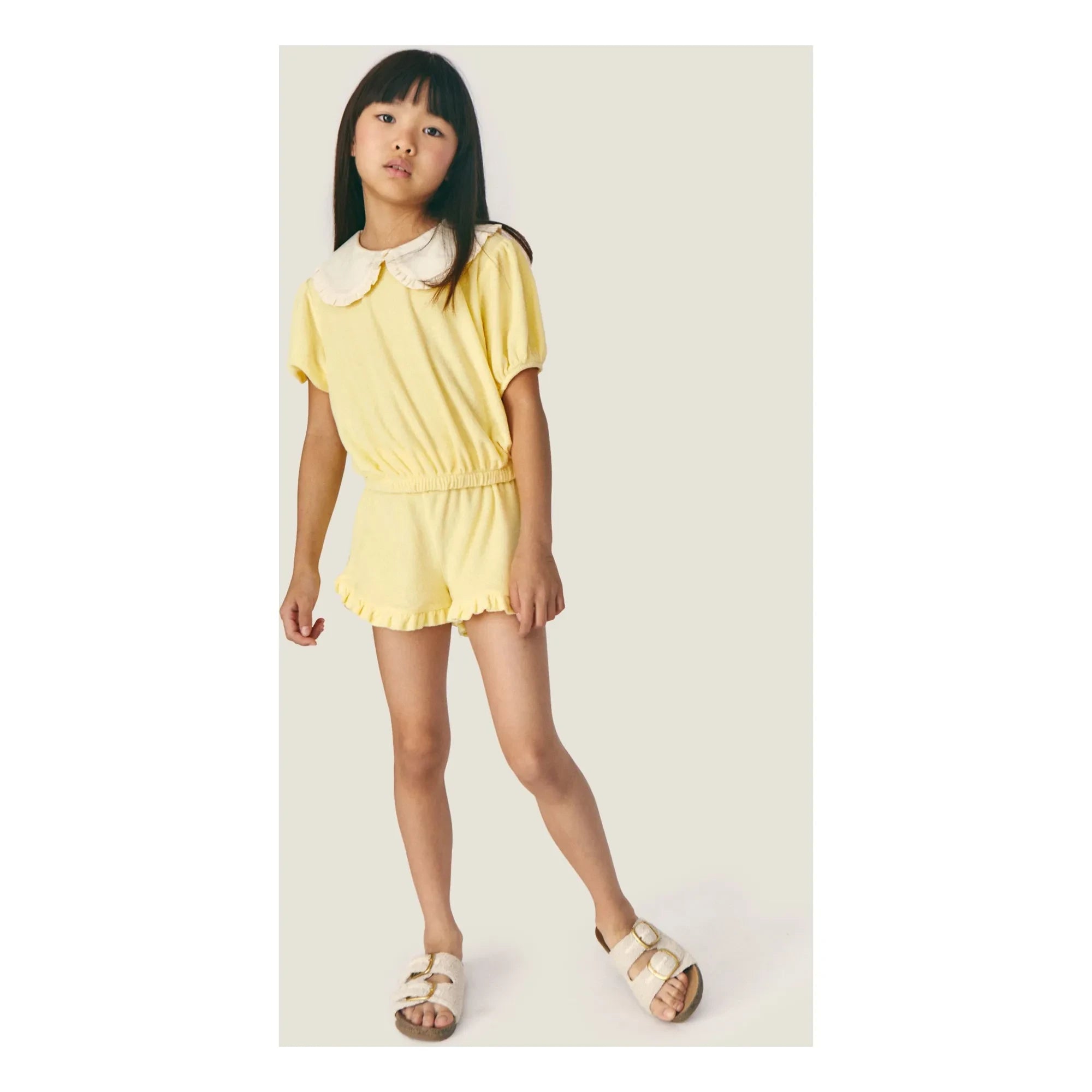 Mipounet - Carina Shorts aus Bio-Baumwolle | Hellgelb
