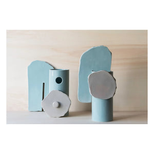 Vitra - Découpage Blatt Vase - Ronan & Erwan Bouroullec | Eisblau