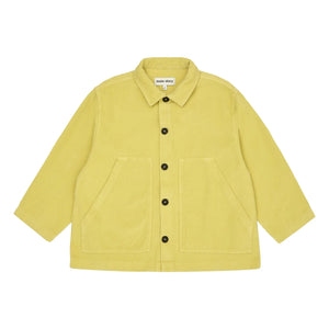 Main Story - Organik Pamuklu Kadife Overshirt | Sarı