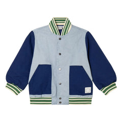 Stella McCartney Kids - Baseball Jacket | Blue