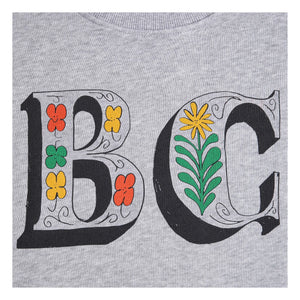Bobo Choses - Organik Pamuklu Sweat Crop BC | Gri melanj