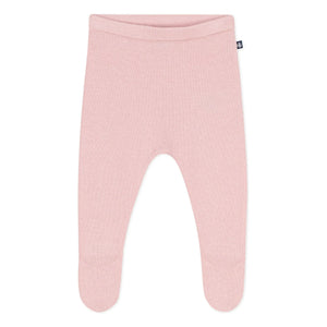 Petit Bateau - Yünlü Fileli Ayaklı Tayt | Pembe