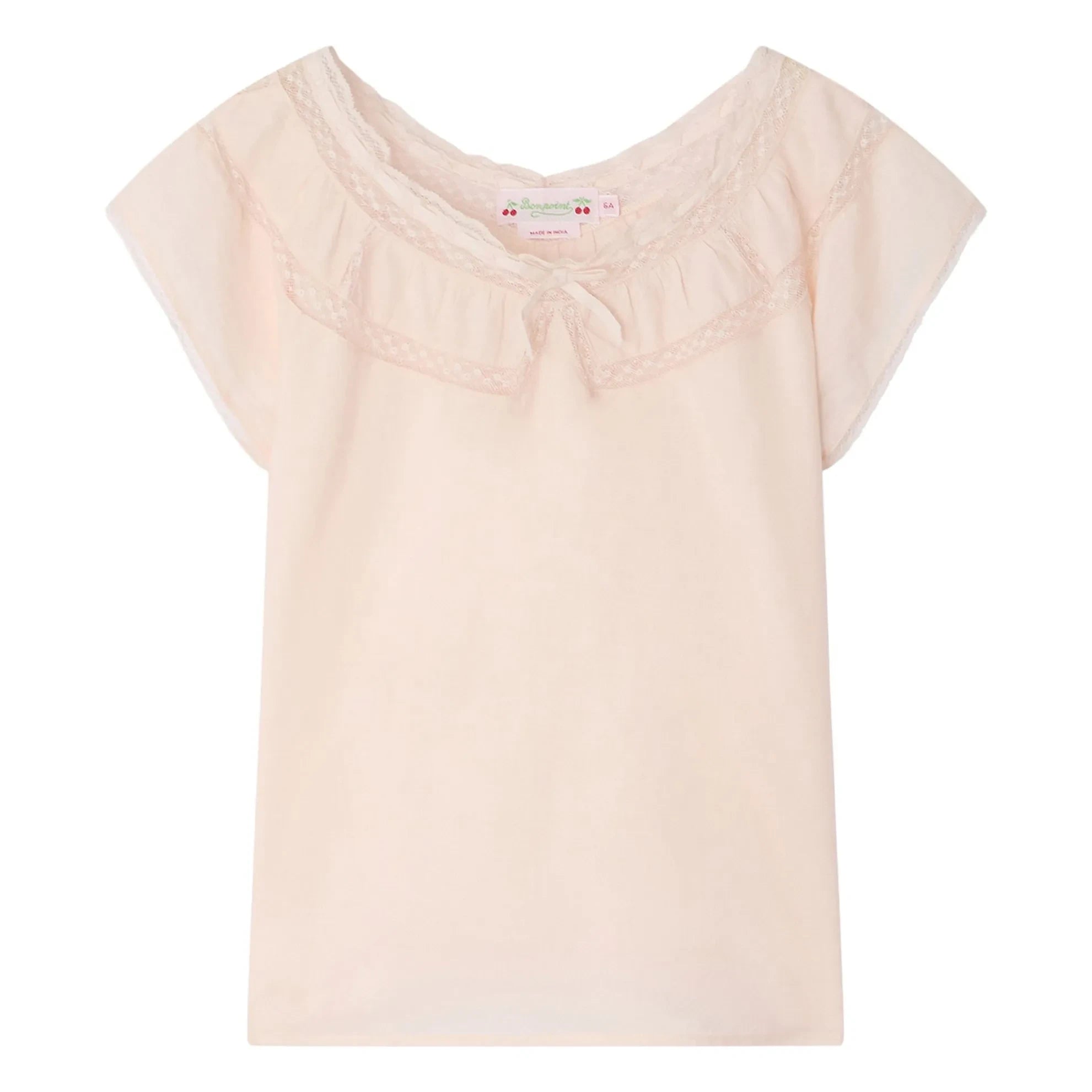 Bonpoint - Leana Organic Cotton Blouse | Powder Pink