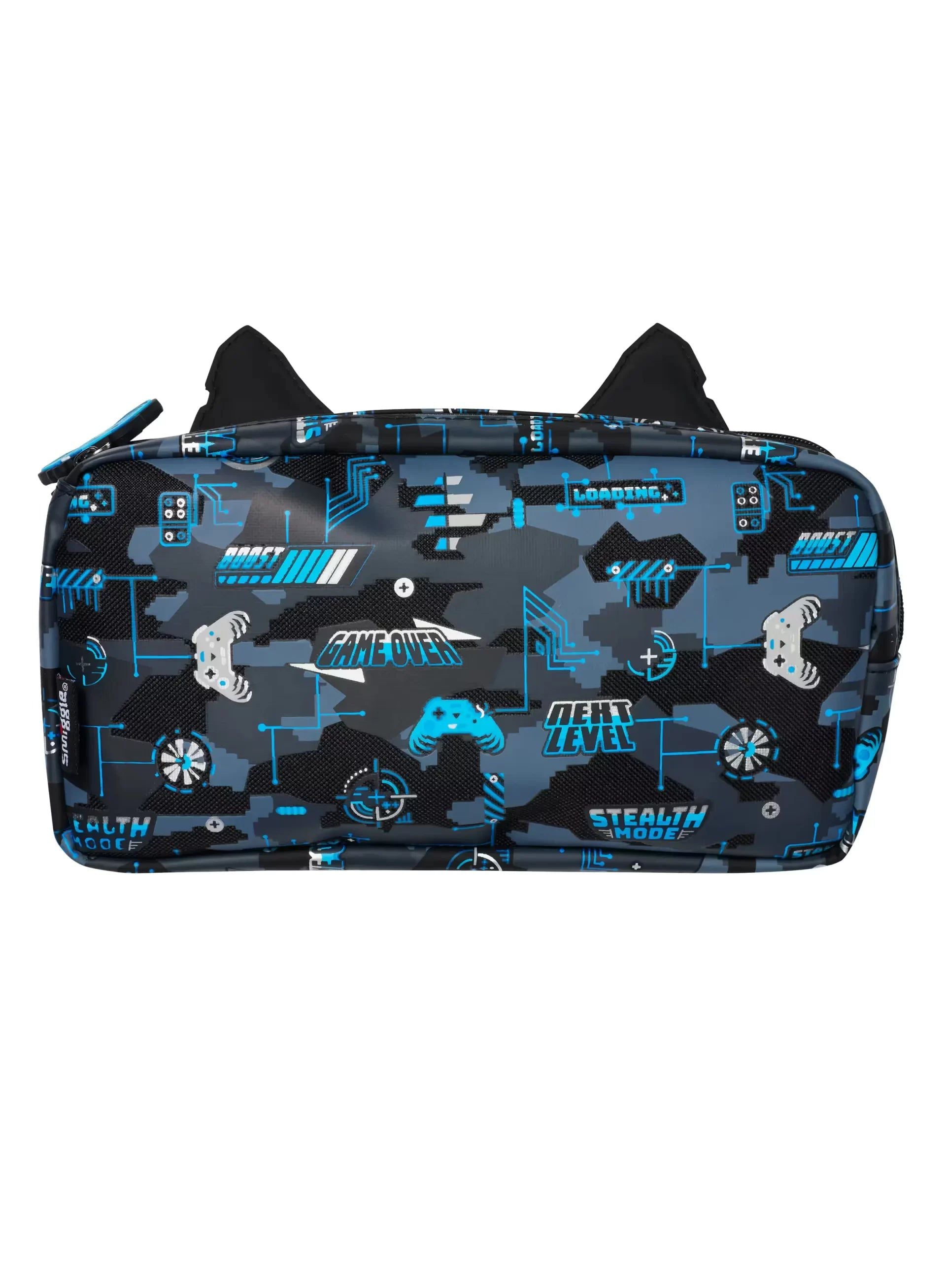 Smiggle - Hi There Çift Gözlü Kalem Kutusu-Dinossi