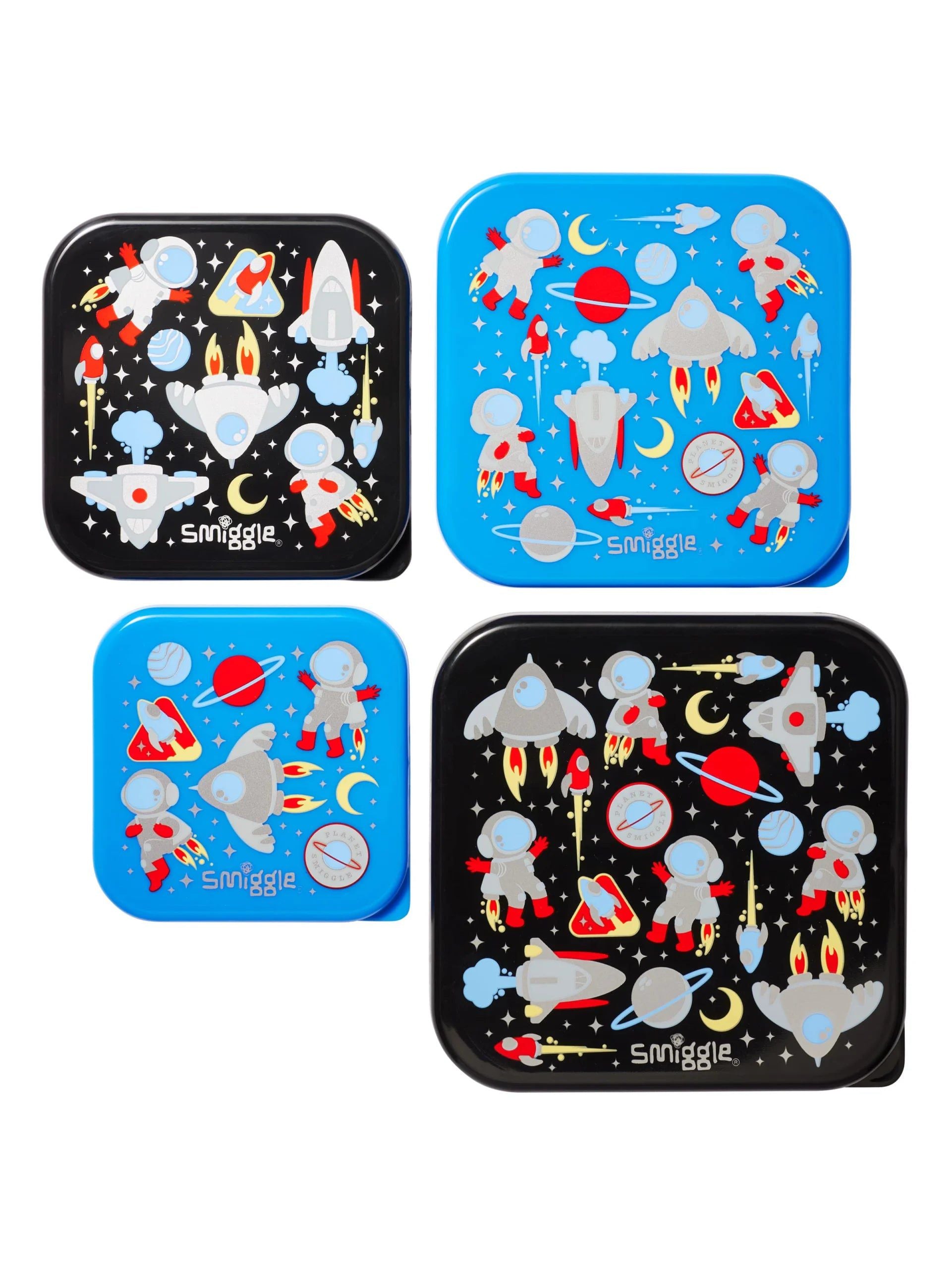 Smiggle - Lets Play 4lü Yemek ve Beslenme BPAsız Kapları-Dinossi