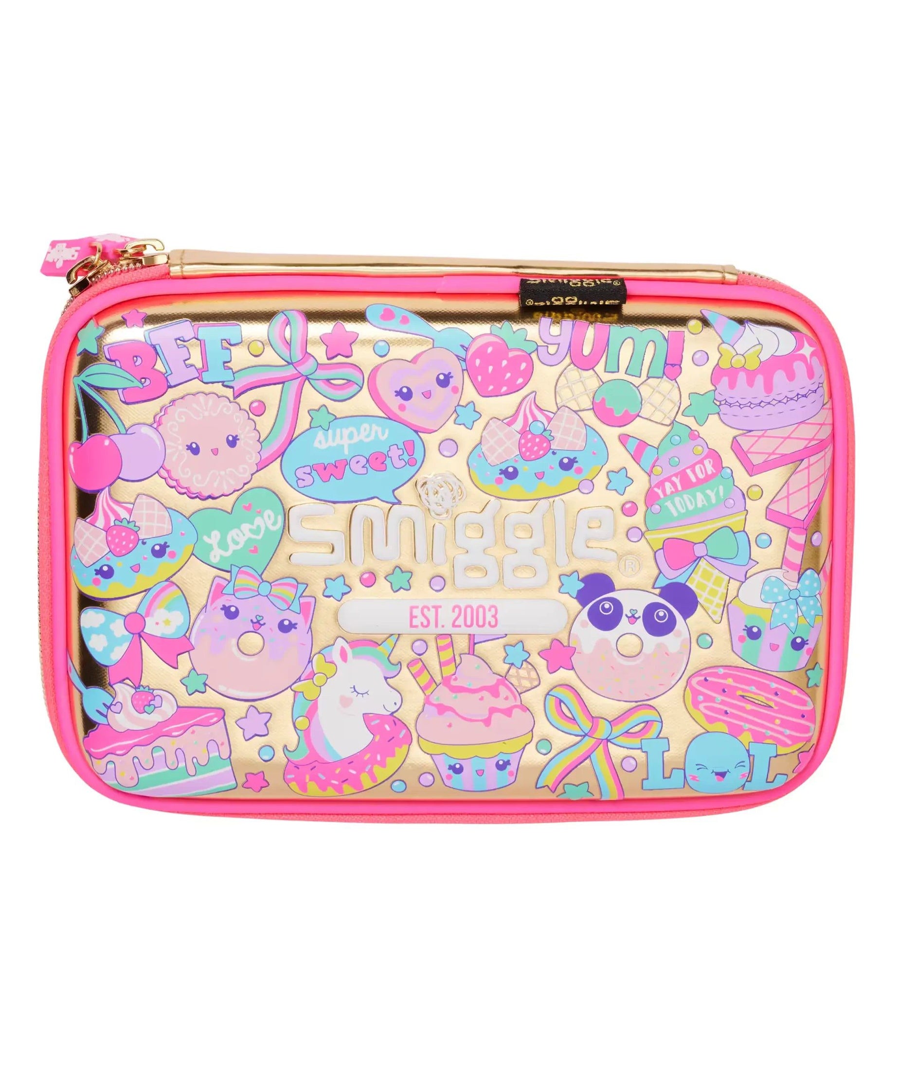 Smiggle - 20.Doğum Günü Hardtop Kalem Kutusu-Dinossi