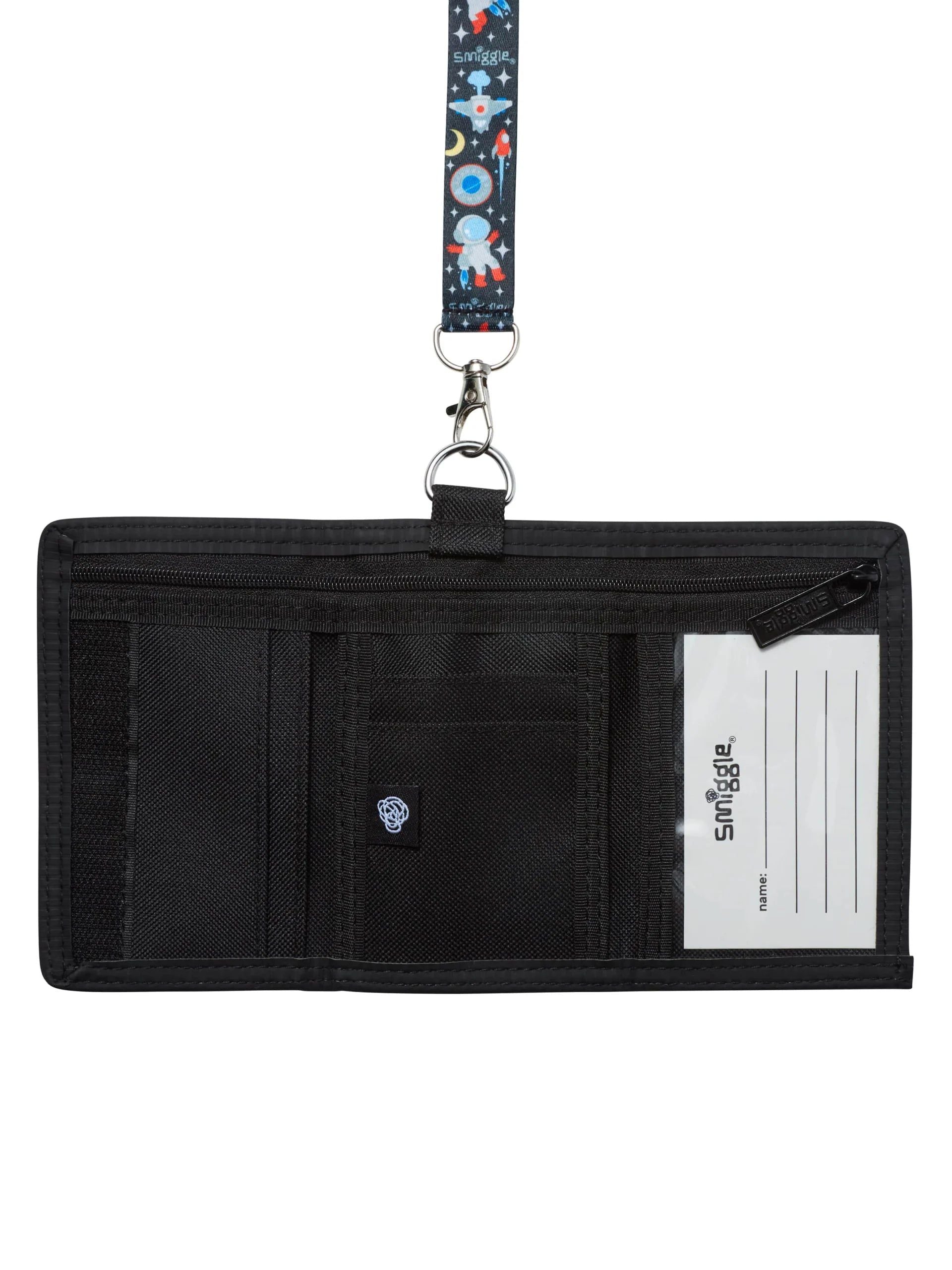 Smiggle - Lets Play Askılı Çocuk Cüzdanı-Dinossi