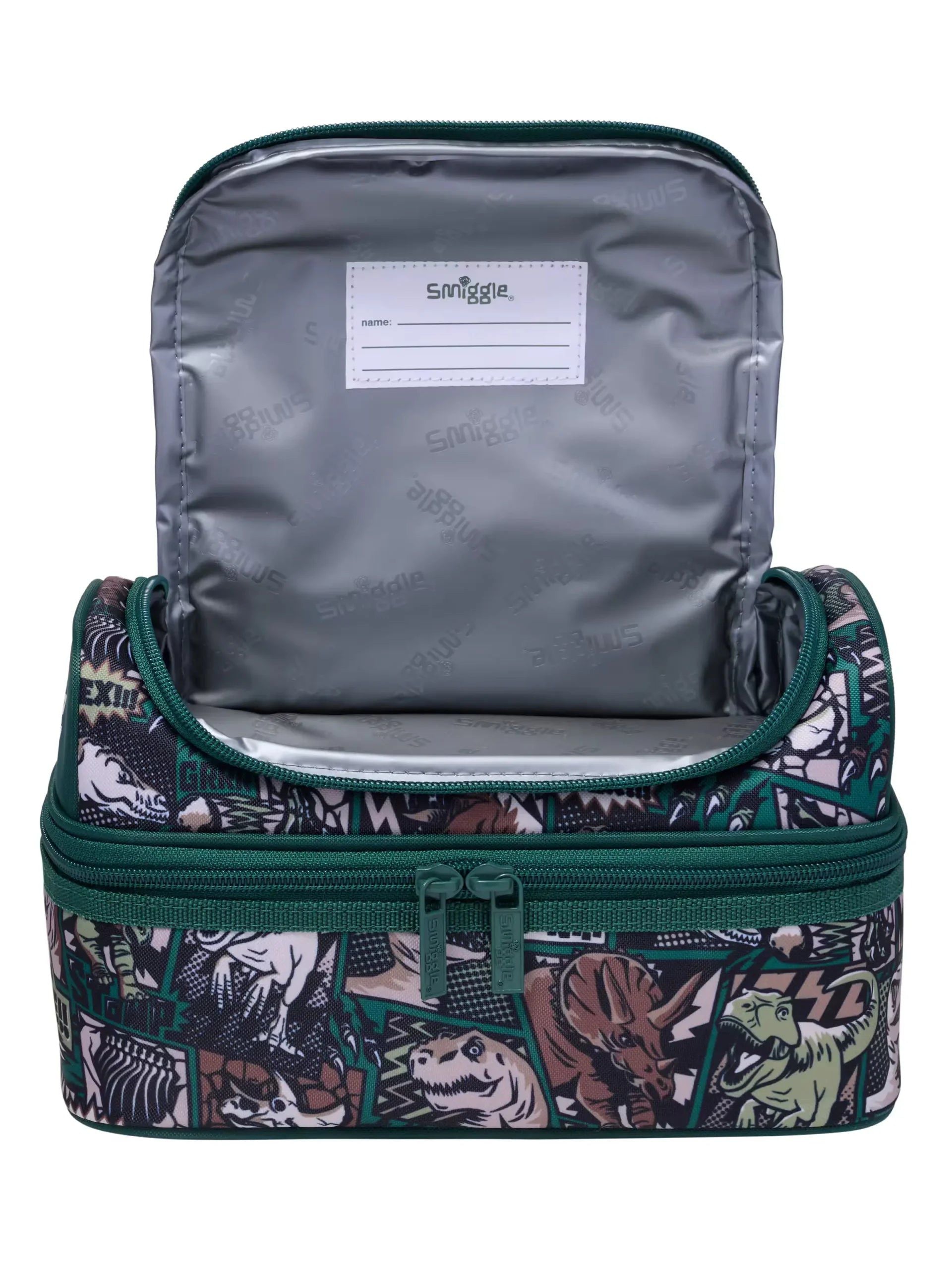 Smiggle - Wonder World 4lü Okul Çanta Seti-Dinossi