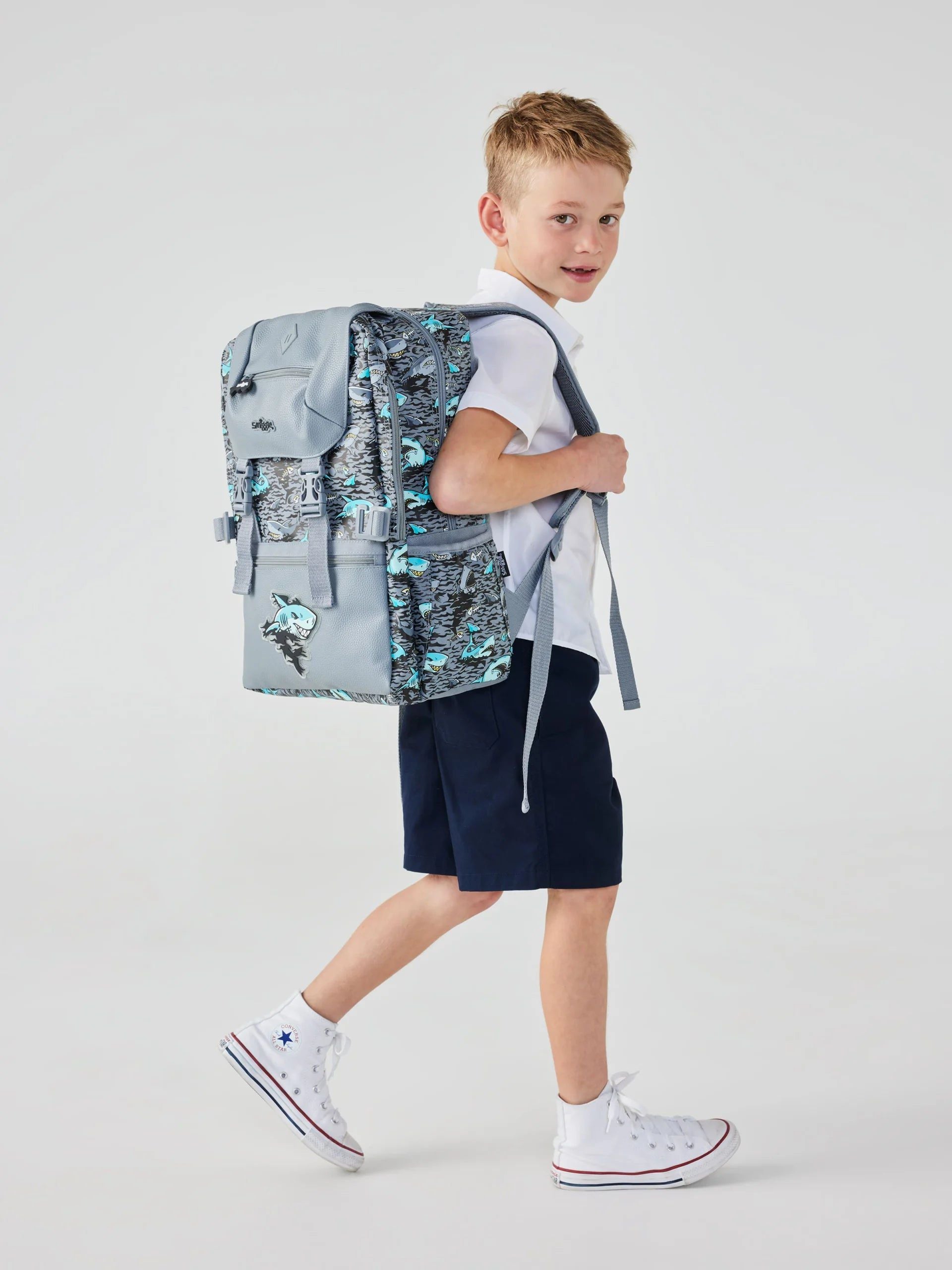 Smiggle - Wild Side Klasik Sırt Çantası-Dinossi