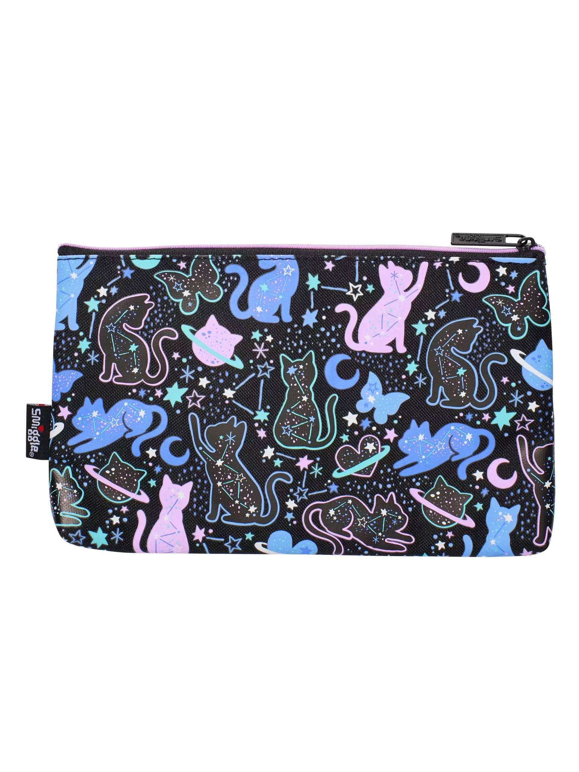 Smiggle - Wild Side Portföy Çantası ve Kalem Kutusu-Dinossi