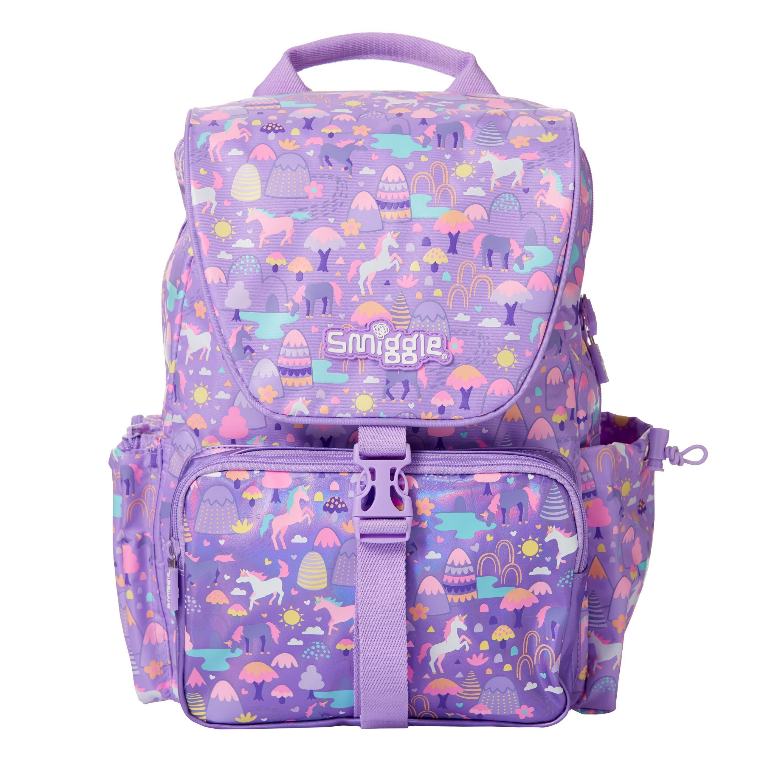 Smiggle - Beam Lilak Unicorn Sırt Çantası-Dinossi