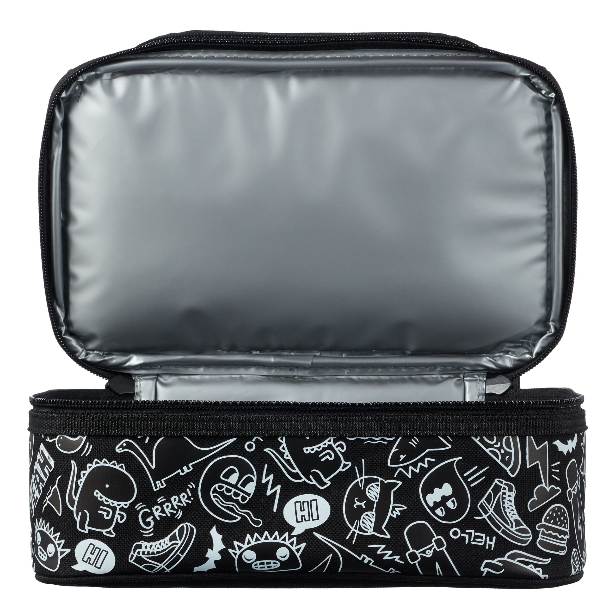 Smiggle - Neat Çift Katlı Dinossi Özel Seri Beslenme Çantası-Dinossi