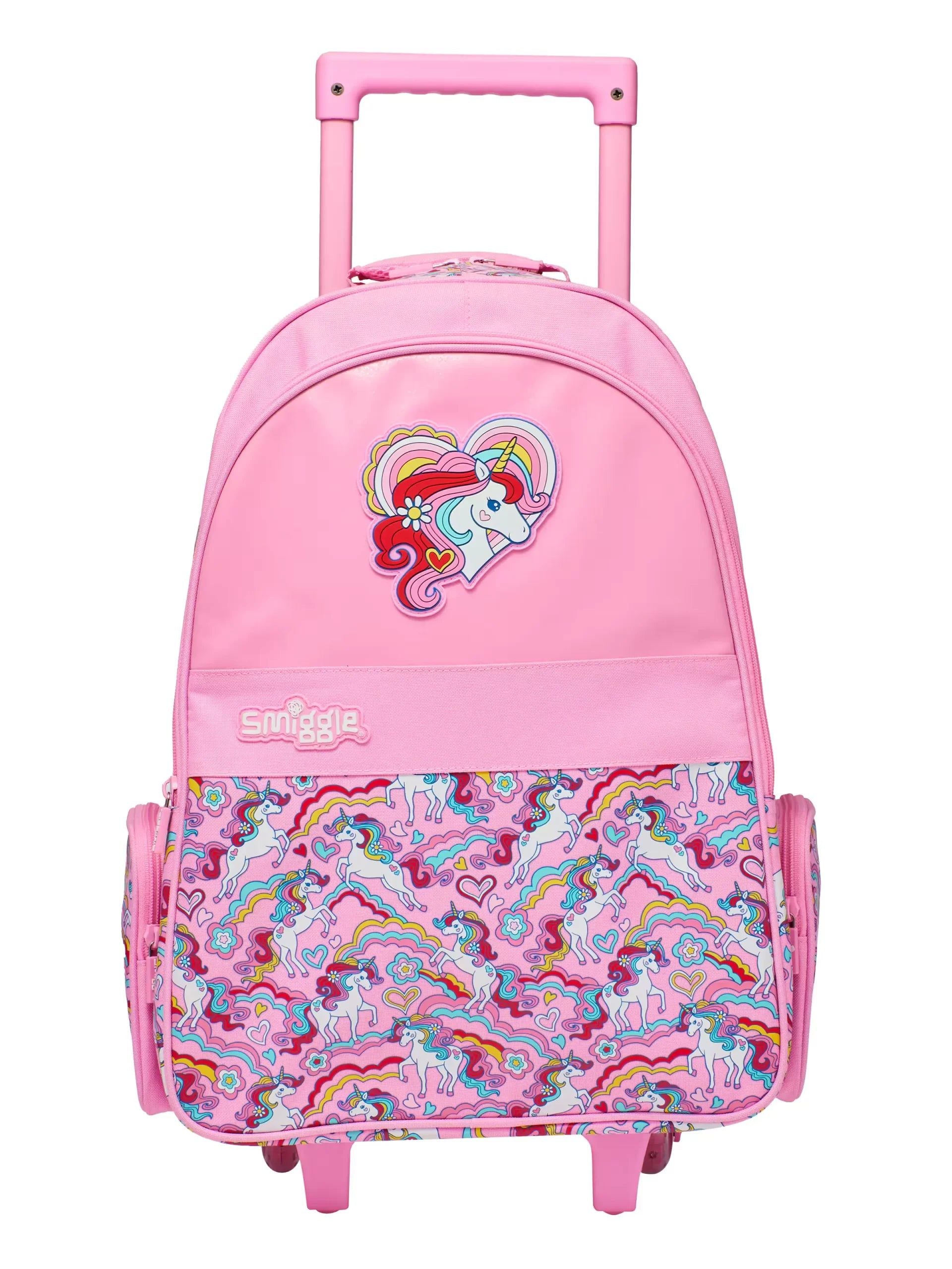 Smiggle - Wild Side Çekçekli Işıklı Sırt Çantası-Dinossi