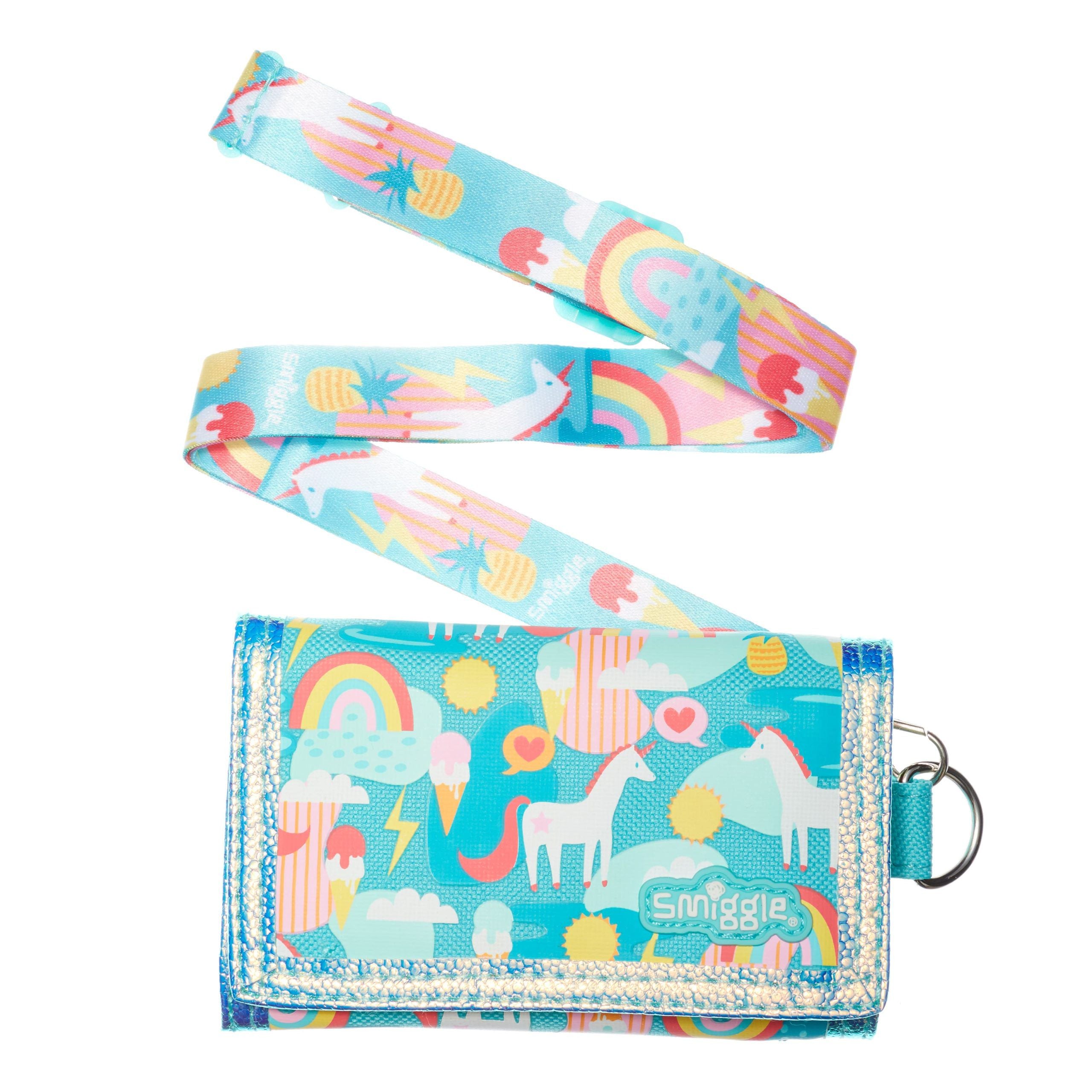 Smiggle - Go Junior Kordon Cüzdanı-Dinossi