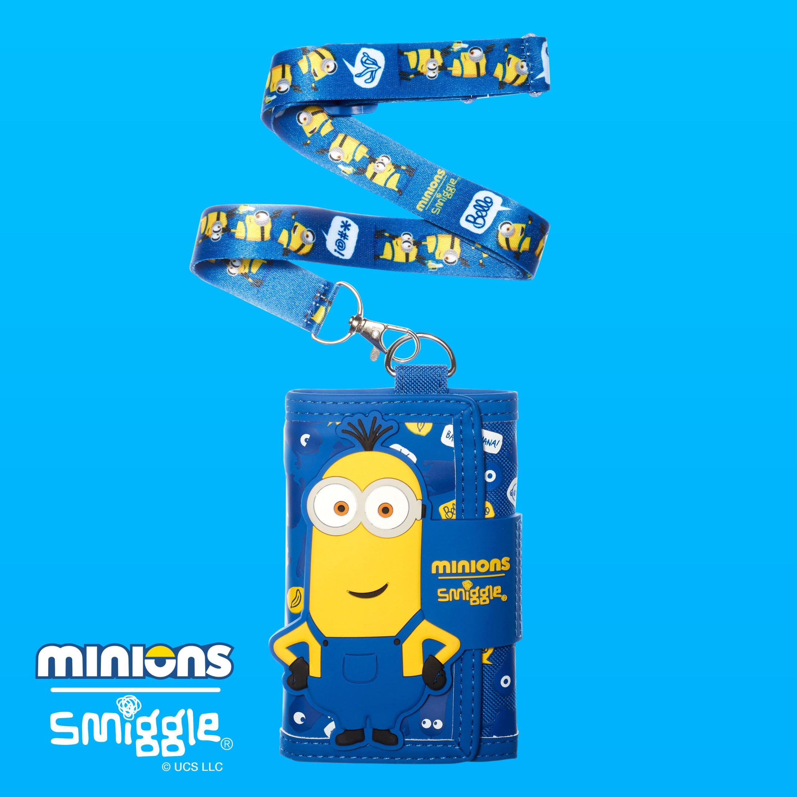 Smiggle - Minions Junior Karakter Askılı Cüzdan-Dinossi