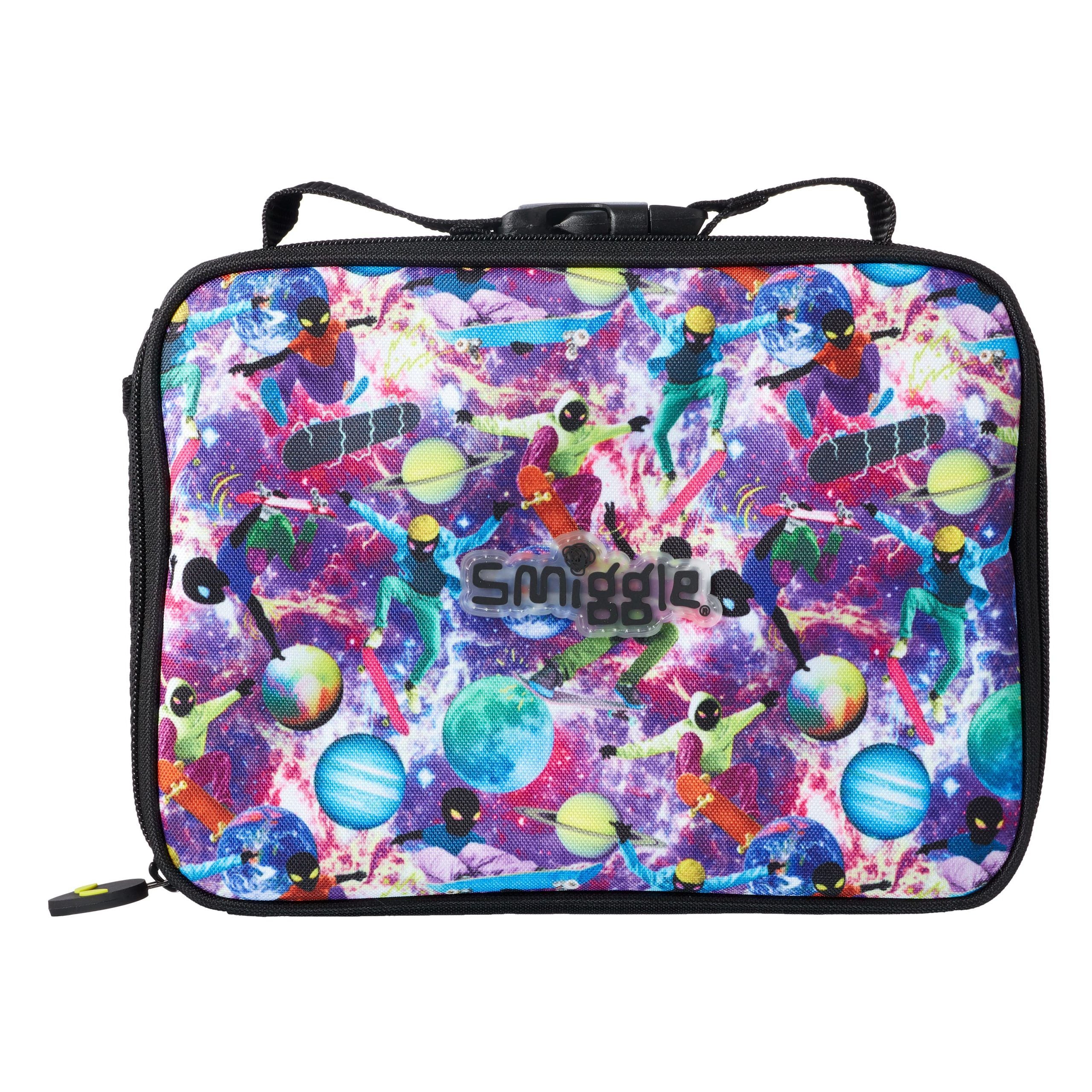 Smiggle - Galaxy Sırt Çantasına Takılabilir Gizemli Adam Beslenme Çantası-Dinossi