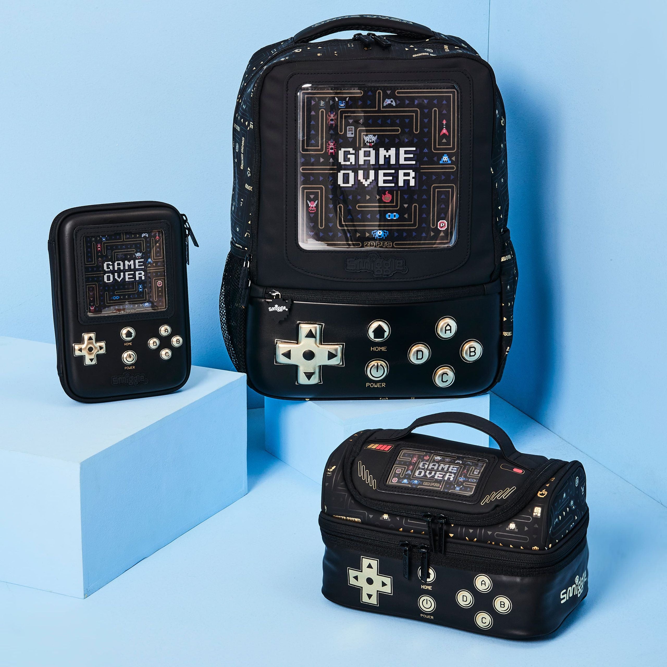 Smiggle - Gamer Klasik Sırt Çantası-Dinossi