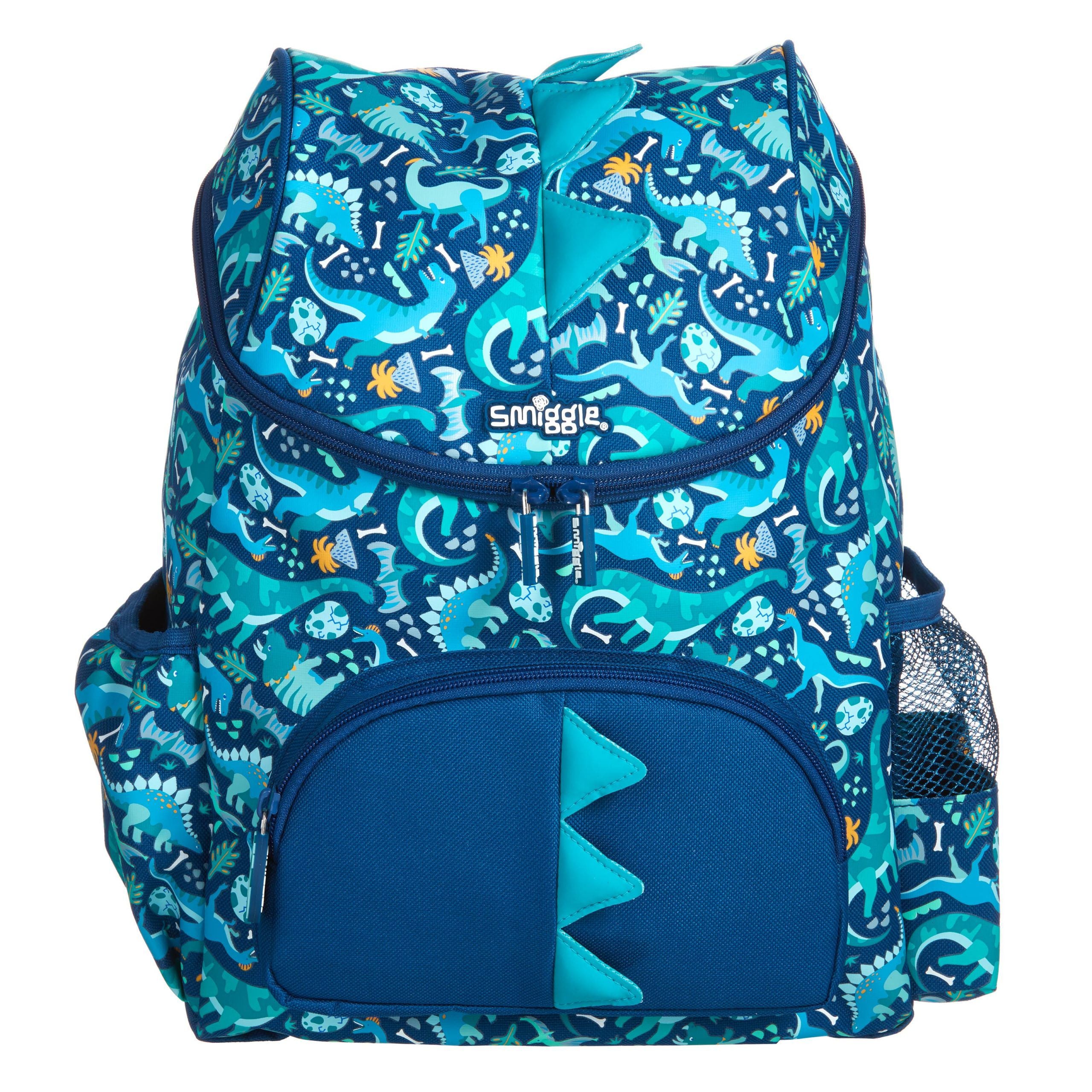 Smiggle - Slumber Hoodie Karakter Junior Sırt Çantası-Dinossi