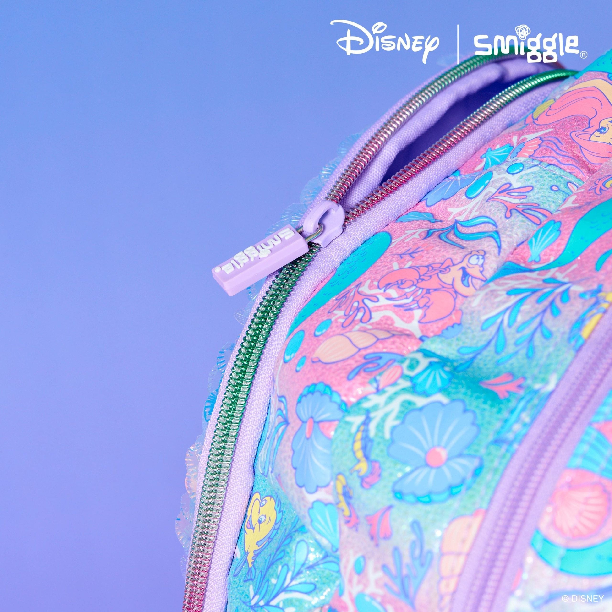 Smiggle – Disney Prenses Ariel 4'lü Okul Çanta Seti-Dinossi