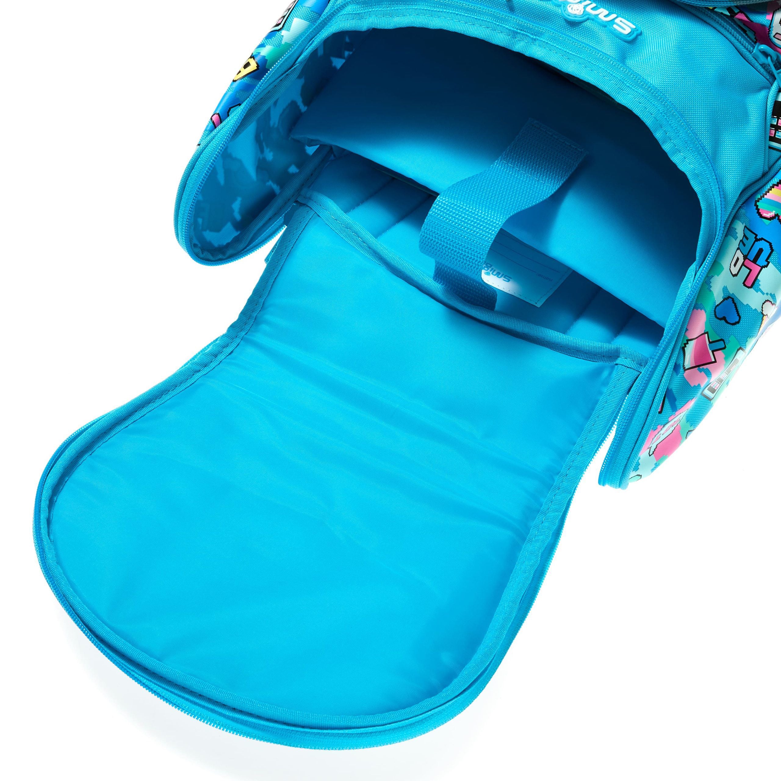 Smiggle - Hide Access Mavi Sırt Çantası-Dinossi