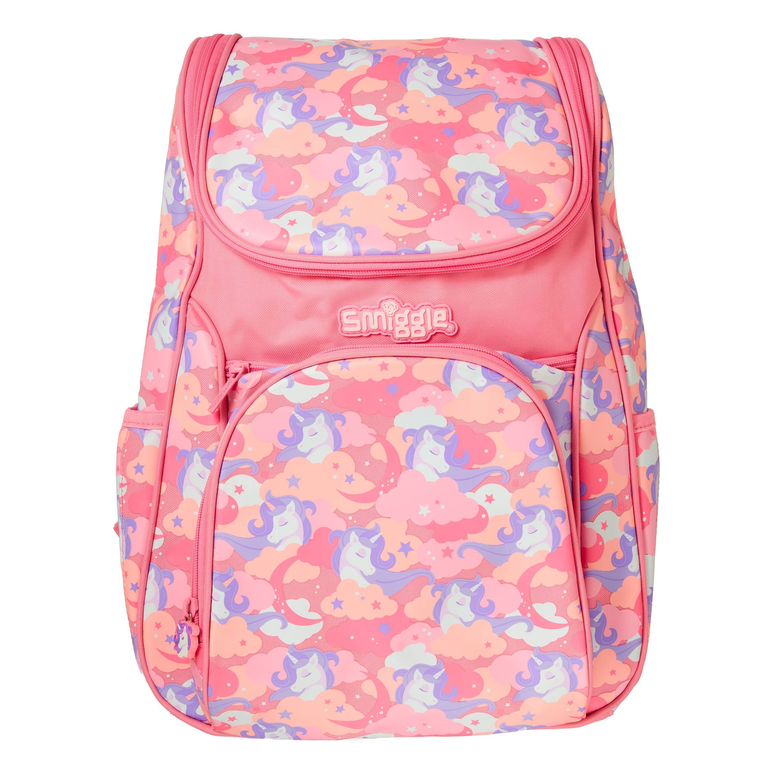 Smiggle - Hide Access Pembe Unicornlar Sırt Çantası-Dinossi